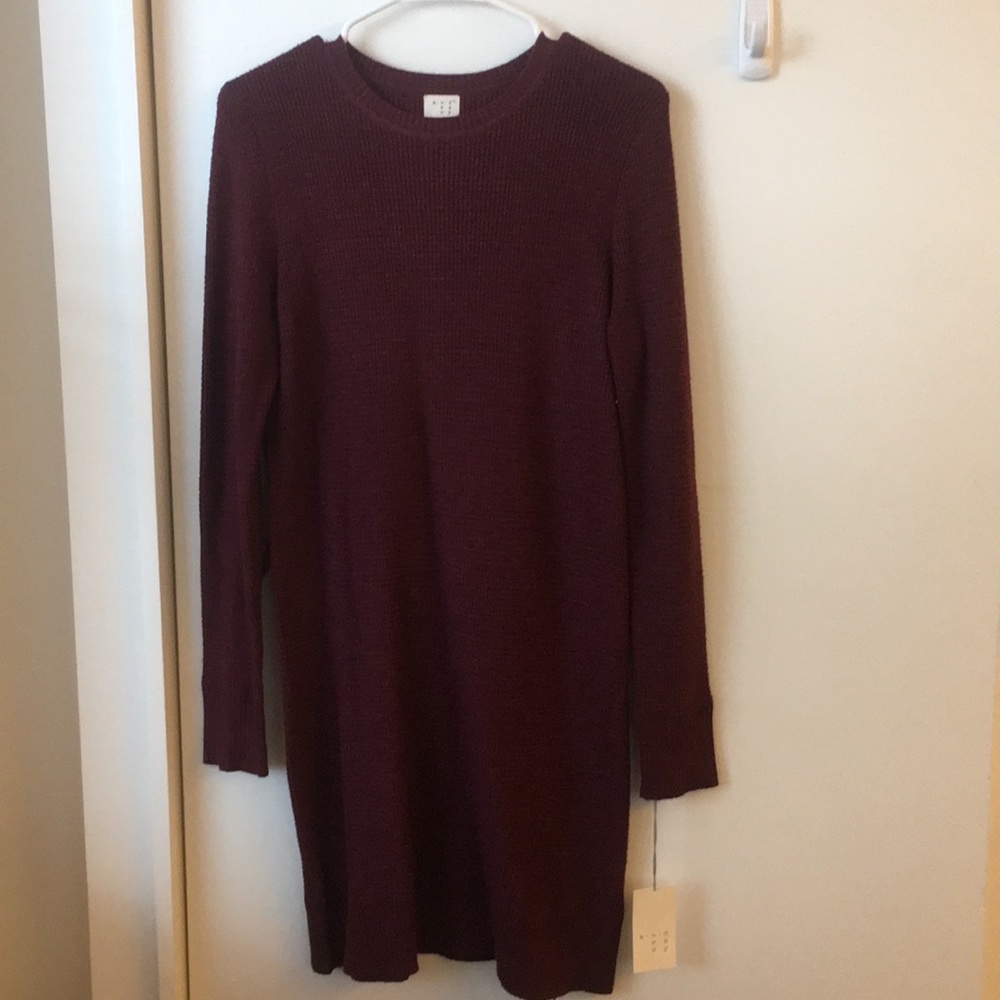 NWT Off Red Sweater Dress